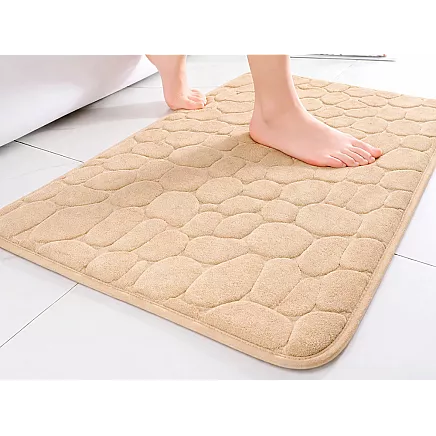 SOFT, ABSORBENT, NON-SLIP BATHROOM MAT, LARGE 80X50, FOR THE SHOWER
