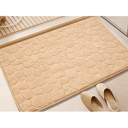 SOFT, ABSORBENT, NON-SLIP BATHROOM MAT, LARGE 80X50, FOR THE SHOWER