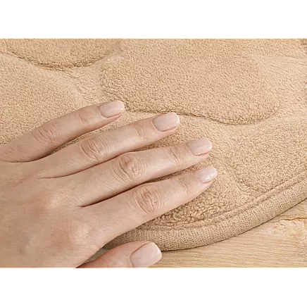 SOFT, ABSORBENT, NON-SLIP BATHROOM MAT, LARGE 80X50, FOR THE SHOWER