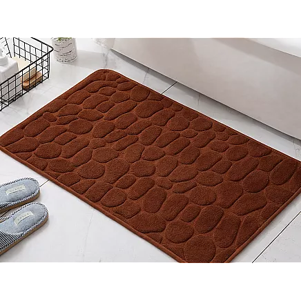 SOFT, ABSORBENT, NON-SLIP BATHROOM MAT, LARGE 80X50, FOR THE SHOWER