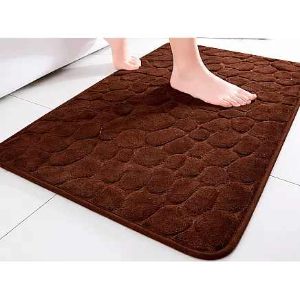 SOFT, ABSORBENT, NON-SLIP BATHROOM MAT, LARGE 80X50, FOR THE SHOWER