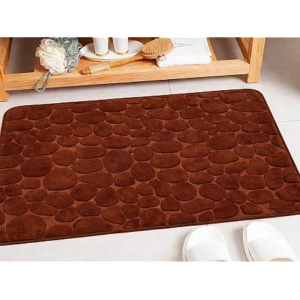 SOFT, ABSORBENT, NON-SLIP BATHROOM MAT, LARGE 80X50, FOR THE SHOWER