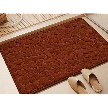 SOFT, ABSORBENT, NON-SLIP BATHROOM MAT, LARGE 80X50, FOR THE SHOWER
