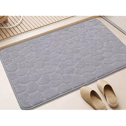 SOFT, ABSORBENT, NON-SLIP BATHROOM MAT, LARGE 80X50, FOR THE SHOWER