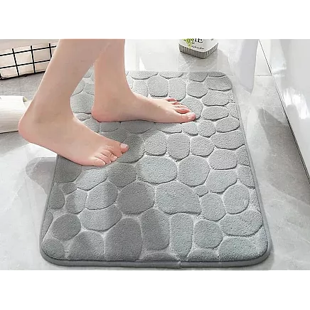 SOFT, ABSORBENT, NON-SLIP BATHROOM MAT, LARGE 80X50, FOR THE SHOWER