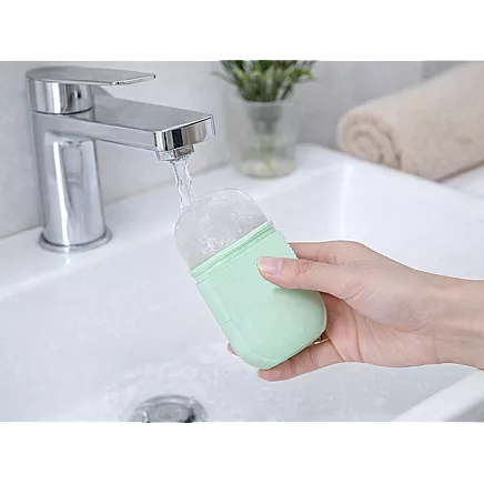 ЛЕДОВОЙ МАССАЖЕР ICE ROLLER ДЛЯ ЛИЦА СИЛИКОНОВЫЙ УСПОКАИВАЮЩИЙ СГЛАЖИВАЮЩИЙ