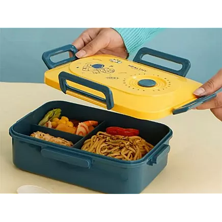 Ланч-бокс для завтраки контейнер для завтраки обед с перестенками столовые приборы