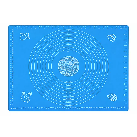 Siikonowa 50x40 silicone baking mat, non-slip, rollable