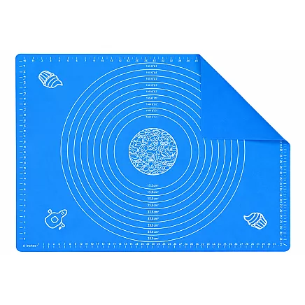 Siikonowa 50x40 silicone baking mat, non-slip, rollable
