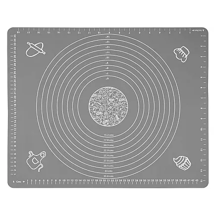 Siikonowa 50x40 silicone baking mat, non-slip, rollable