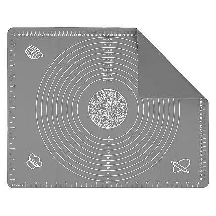 Siikonowa 50x40 silicone baking mat, non-slip, rollable