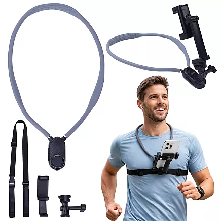 Держатель для телефона на шею для съемки, штатив для влога, ремешок для телефона