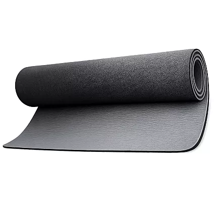 Коврик для йоги, пилатеса, фитнеса и гимнастики с ручкой, 183 см