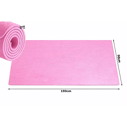 Мат для йоги, пилатеса, фитнеса, гимнастики, тренировок, 190 см, толстый