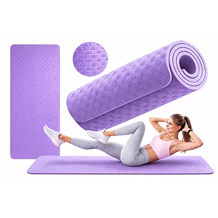 Коврик для йоги, пилатеса, фитнеса, гимнастики, тренировок, толщина 180 см