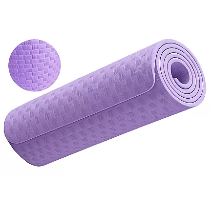Мат для йоги, пилатеса, фитнеса, гимнастики, тренировок, 190 см, толстый