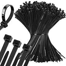 Cable ties 2.5x100mm 100 pcs black cable tie