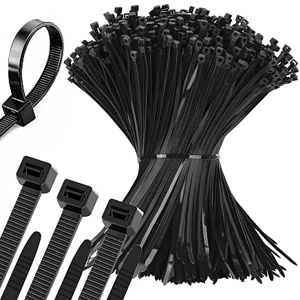 Cable ties 2.5x100mm 100 pcs black cable tie