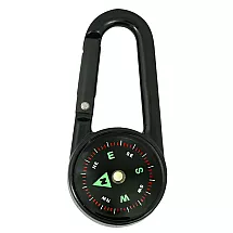 КОМПАС-КАРАБИН ФЛУОРЕСЦЕНТНЫЙ ТЕРМОМЕТР-БРЕЛОК КОМПАС ДЛЯ ВЫЖИВАНИЯ