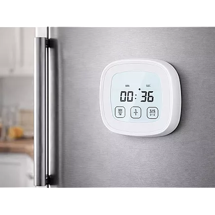 Meat thermometer with probe – digital touchscreen kitchen thermometer for cooking with lcd display