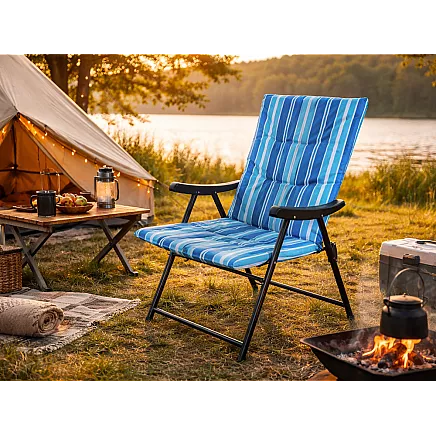 Folding tourist beach garden chair mattress lightweight for camping