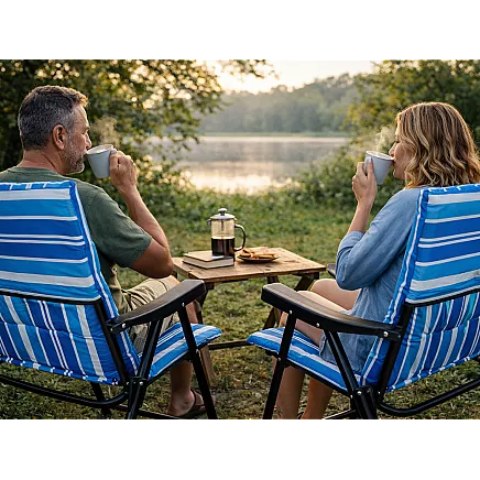 Folding tourist beach garden chair mattress lightweight for camping