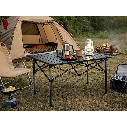 Складной туристический стол для рыбалки на балкон, для кемпинга и террасы, 118 x 55 см