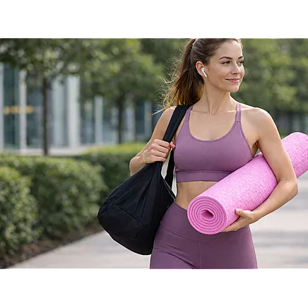 Коврик для йоги, пилатеса, фитнеса, гимнастики, тренировок, толщина 180 см