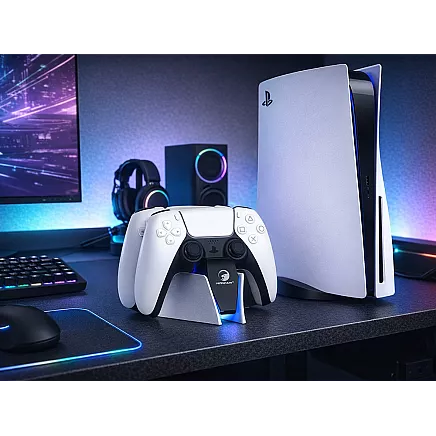 Зарядная станция для контроллеров ps5 с двумя слотами