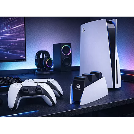 Зарядная станция для контроллеров ps5 с двумя слотами