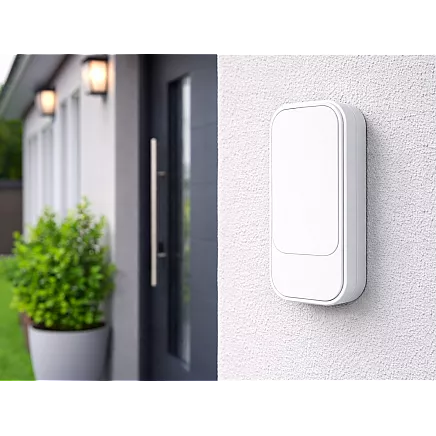 Беспроводной кинетический звонок с светодиодами для дверей и ворот, дальность 130 м, водоустойчивый
