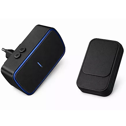 Wireless kinetic led doorbell for gates, 130m range, waterproof