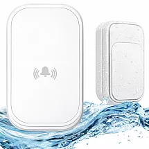 Wireless kinetic doorbell for gates, 130m range, waterproof (ip 68)
