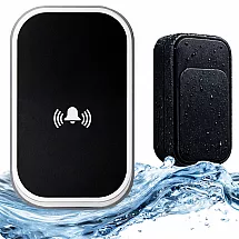 Wireless kinetic doorbell for gates, 130m range, ip68 waterproof