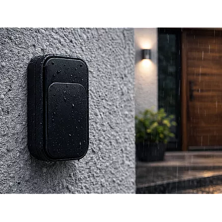 Беспроводной кинетический звонок для дверей и калиток, дальность 130 м, водоустойчивый, степень защиты ip68