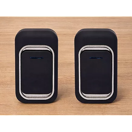 Wireless doorbell, 150m range, 2 waterproof buttons, led