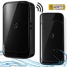 Wireless door and gate bell – 300m range, led, battery-powered, waterproof