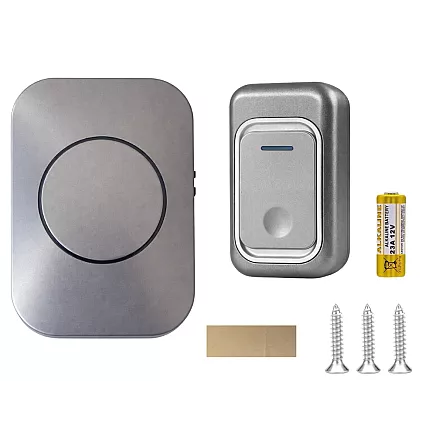 Wireless door and gate bell – 300m range, led, battery-powered, waterproof