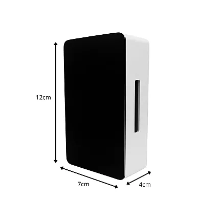 BIM-BAM WIRED ELECTRIC DOORBELL FOR APARTMENT BLOCKS, 230V, 80 dB, BLACK