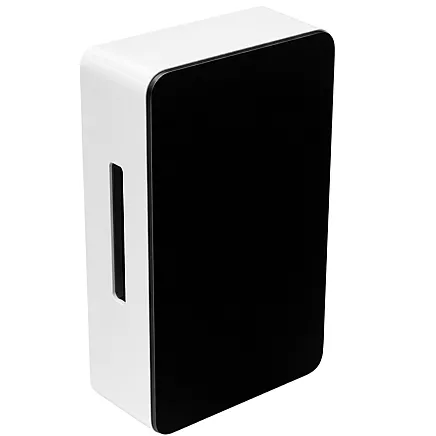 BIM-BAM WIRED ELECTRIC DOORBELL FOR APARTMENT BLOCKS, 230V, 80 dB, BLACK