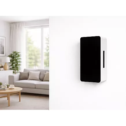 BIM-BAM WIRED ELECTRIC DOORBELL FOR APARTMENT BLOCKS, 230V, 80 dB, BLACK