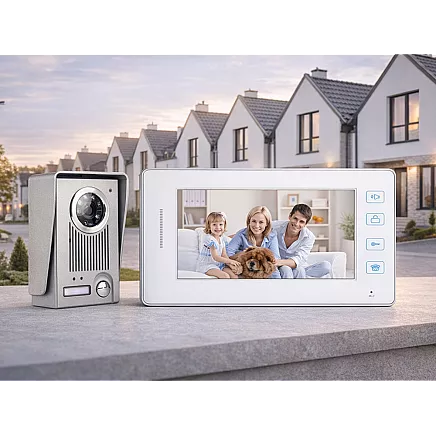 VIDEO DOORPHONE VIDEO DOORPHONE FOR GATE LCD DOORPHONE GATE WIRED