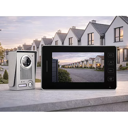 VIDEO DOORPHONE VIDEO DOORPHONE FOR GATE LCD DOORPHONE GATE WIRED