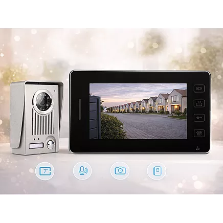 VIDEO DOORPHONE VIDEO DOORPHONE FOR GATE LCD DOORPHONE GATE WIRED