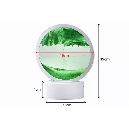 3d sand lamp moving dynamic sand decorative desk usb led rgb