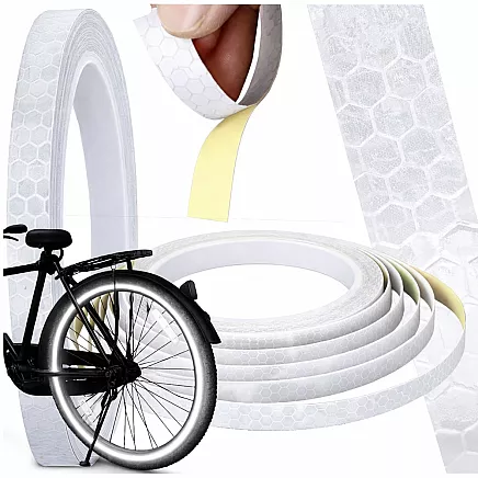 Reflective tape reflector for bicycle motorcycle car self-adhesive sticker 8m