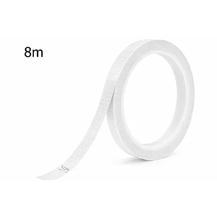 Reflective tape reflector for bicycle motorcycle car self-adhesive sticker 8m