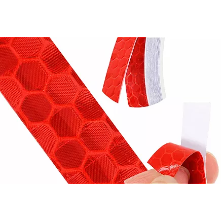 Atstarojoša lente atstarojoša lente velosipēdam motorpārībai automašīnai līmējama uzlīme 8 m