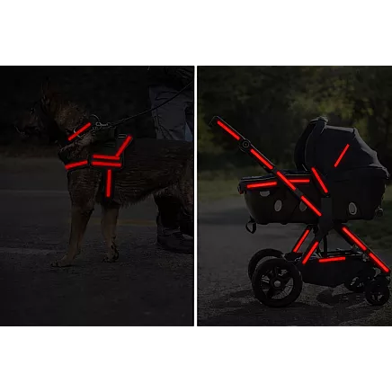 Atstarojoša lente atstarojoša lente velosipēdam motorpārībai automašīnai līmējama uzlīme 8 m