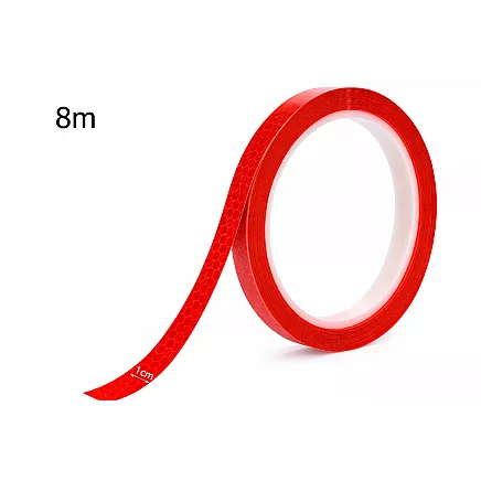 Atstarojoša lente atstarojoša lente velosipēdam motorpārībai automašīnai līmējama uzlīme 8 m
